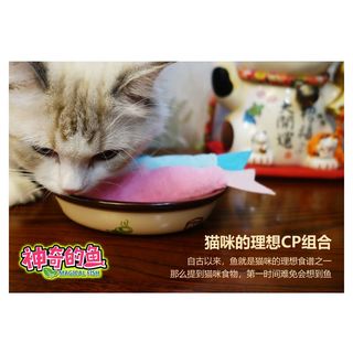 田田猫 木天蓼耐咬自嗨解闷小鱼抱枕猫磨牙逗猫神器猫咪玩具猫用品