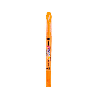 uni 三菱铅笔 PUS-102T 双头荧光笔 橙色 单支装