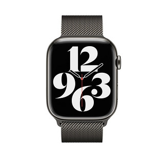 Apple  45 毫米石墨色米兰尼斯表带  原厂表带  表带  手表表带