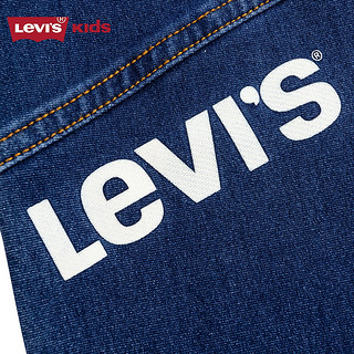 Levi's李维斯童装儿童牛仔裤子冬长裤大小童防风运动裤休闲裤 墨湖蓝 130/64