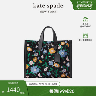 Kate Spade ks manhattan 大号印花单肩手提托特包时尚通勤女