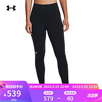 安德玛（UNDERARMOUR）Seamless女子训练运动紧身裤1381662 黑色001 M