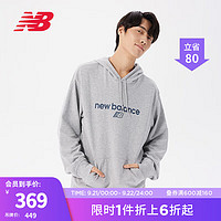 NEW BALANCE NB23男款简约时尚休闲百搭舒适连帽卫衣套头衫 AG MT33526 M