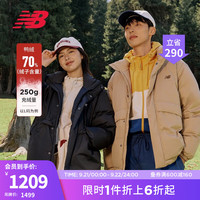 new balance NB男款运动休闲立领舒适潮流百搭保暖鸭绒羽绒服 BK AMJ33329