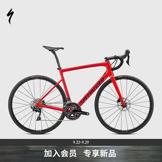 SPECIALIZED闪电TARMAC SL6 SPORT DISC碟刹碳纤维公路自行车 佛罗红/柏油黑  56