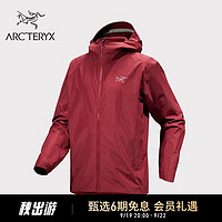 ARC’TERYX始祖鸟 SOLANO HOODY  防风 男子 软壳夹克 Bordeaux/波尔多红 M