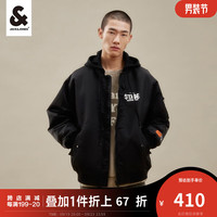 杰克琼斯 杰克·琼斯(JACK&JONES)秋冬棉衣飞行夹克外套男保暖宽松棉袄短款棉服男装