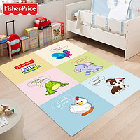 Fisher-Price 爬行垫EPE双面加厚拼接宝宝爬爬垫防滑泡沫垫玩具2CM 儿童拼接游戏垫 小小探索家歌唱6片