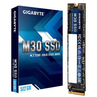 GIGABYTE 技嘉 M30 小雕 M.2 NVMe 固态硬盘 512GB