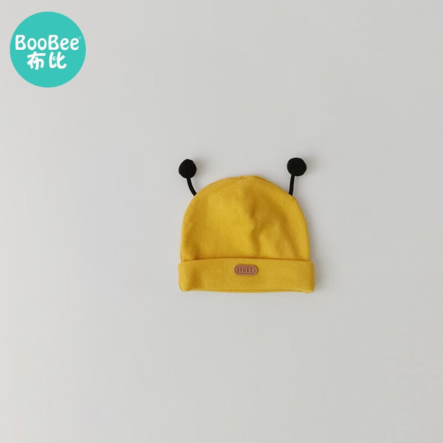布比（Boo Bee）婴儿帽子春秋款新款针织胎帽