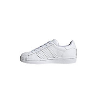 黑卡会员：adidas 阿迪达斯 女士白色贝壳头板鞋运动鞋EF5399