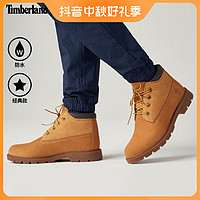 Timberland 官方踢不烂男鞋大黄靴工装马丁靴户外皮革|A1KAD