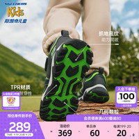SKECHERS 斯凯奇 棉鞋秋冬季保暖外出行山系列防滑鞋2023中帮户外雪地靴 海军蓝色/柠檬色/NVLM 27.5