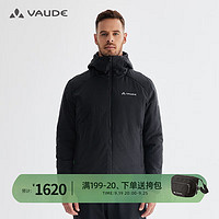 巍德（VAUDE）博朗Blanc80p棉连帽棉服男秋冬户外防风保暖primaloft棉衣外套 VAUDE黑 S