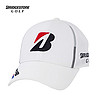 普利司通（Bridgestone）高尔夫球帽男女棒球帽全新功能型防水防晒遮阳帽子  白色