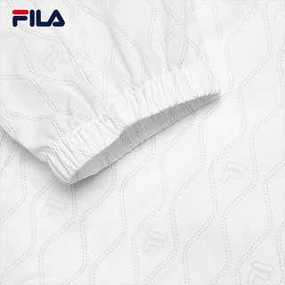 斐乐（FILA） 女子梭织外套简约连帽休闲上衣 标准白-WT 160/80A/S