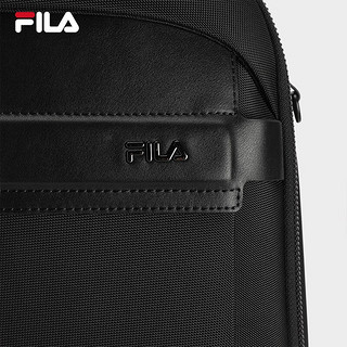 FILA 斐乐男包背包双肩包书包电脑包商务通勤包 正黑色-BK XS