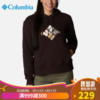 Columbia哥伦比亚卫衣女秋冬户外运动圆领针织上衣外套 AR9709 203 XL 