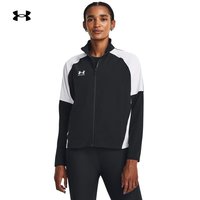 安德玛 UNDERARMOUR)秋冬Challenger Pro女子田径足球运动夹克1379447 黑色001 M