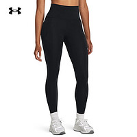 安德玛（UNDERARMOUR）秋冬Meridian女子高腰训练运动紧身裤1382528 黑色001 L