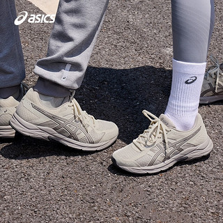 ASICS 亚瑟士 跑步鞋女鞋舒适透气耐磨运动鞋缓震跑鞋 GEL-CONTEND 4 米色 37.5