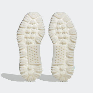 adidas 阿迪达斯 官方三叶草NMD_S1男女经典boost休闲跑步鞋FZ5707 白/银灰/橘红 42.5(265mm)