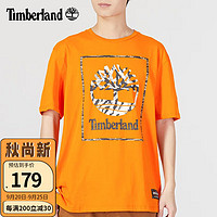 Timberland添柏岚短袖男夏季户外运动时尚轻薄棉质透气宽松圆领T恤 A27GPU37 XL/185