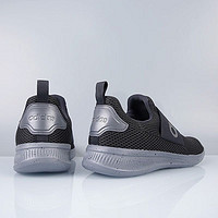 adidas 阿迪达斯 新款 LITE RACER ADAPT 4.0 网面一脚穿舒适耐磨透气休闲鞋 黑色灰底「GW8145 」 42.5