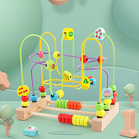 PLUS会员：QZMTOY 巧之木（QZMTOY） 绕珠玩具 数字水果串珠绕珠 男孩女孩早教益智玩具生日礼物