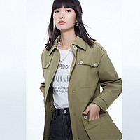 VERO MODA 工装风系带风衣外套女