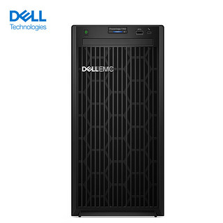 戴尔（DELL）T150单路塔式ERP存储服务器台式电脑主机至强E-2378G 八核/8G*2/1T/K