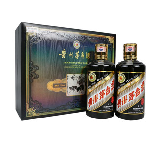 抖音超值购：MOUTAI 茅台 己亥猪年 生肖纪念酒 2019年 53%vol 酱香型白酒 375ml*2瓶 礼盒装