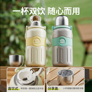 大嘴猴保温杯大容量水杯子不锈钢婴幼儿户外水壶