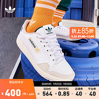 adidas 阿迪达斯 官方三叶草NY 90男女心动白经典运动板鞋小白鞋 白/米色/绿 42(260mm)