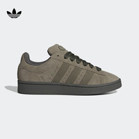 adidas 阿迪达斯 「面包鞋」阿迪达斯三叶草CAMPUS 00s男女运动板鞋滑板鞋 深棕褐色/深棕绿色 43(265mm)