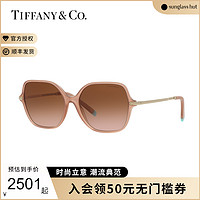 Tiffany&Co. TIFFANY/蒂芙尼墨镜女金属框时尚彩色渐变太阳镜0TF4191F