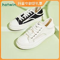 hotwind 热风 2023年春季新款女士时尚休闲鞋H14W3161小白鞋运动低帮潮流