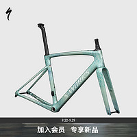 SPECIALIZED闪电 S-WORKS ROUBAIX SL8 碳纤维竞赛耐力公路车车架 青梅色/油墨/白色鼠尾草 52