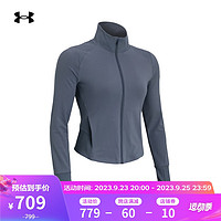 安德玛（UNDERARMOUR）秋冬Meridian女子训练运动夹克1379157 灰色002 S