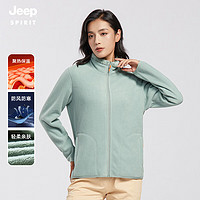 吉普（JEEP）抓绒衣男女款加绒舒适保暖户外防风抓绒卫衣外套 KY1008