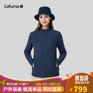 LAFUMA乐飞叶抓绒衣女 冬保暖软壳开衫外套立领上衣 LFJA3CR67