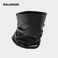 萨洛蒙（Salomon）男女款 户外运动休闲舒适防护轻量保暖围脖 RS WARM TUBE 深黑色 C18965 均码