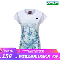 YONEX/尤尼克斯 16634EX/16636EX 23FW大赛系列 男女款运动T恤速干yy 白色（女款） O