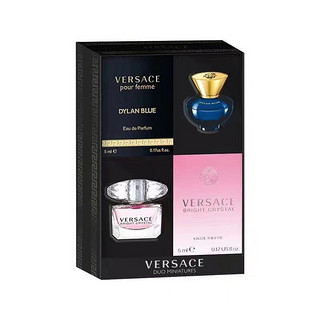 VERSACE 范思哲 范思哲金钻晶钻臻挚香水组合5mlX3无喷头送礼礼盒