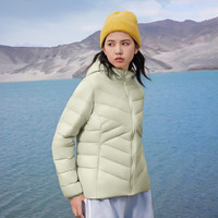 361°羽绒服女款超轻羽绒服常规舒适外套女 浅米灰 S