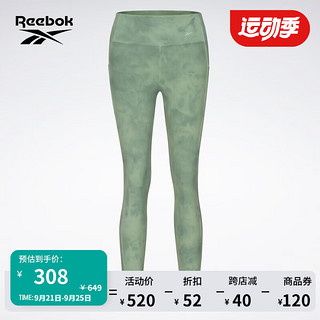 Reebok锐步23夏季女子时尚运动休闲高腰弹力紧身裤 23RCS608WGL2 A/S