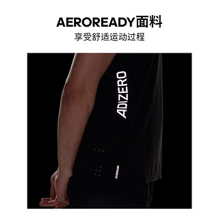 adidas阿迪达斯男装夏季修身跑步运动背心HY6925 黑色 A/XL