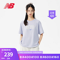 NEW BALANCE NB23女款百搭运动休闲圆领短袖T恤 DV 5ED38342 S