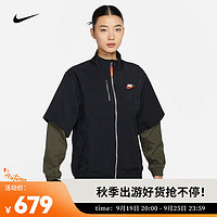 NIKE 耐克 女子 Oversize 风夹克 SPORTSWEAR CITY UTILITY FB7249-010 M