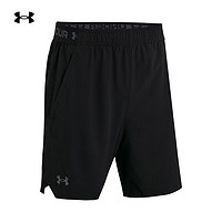 安德玛 UNDERARMOUR）秋冬Vanish男子6英寸梭织训练运动短裤1379280 黑色001 XL